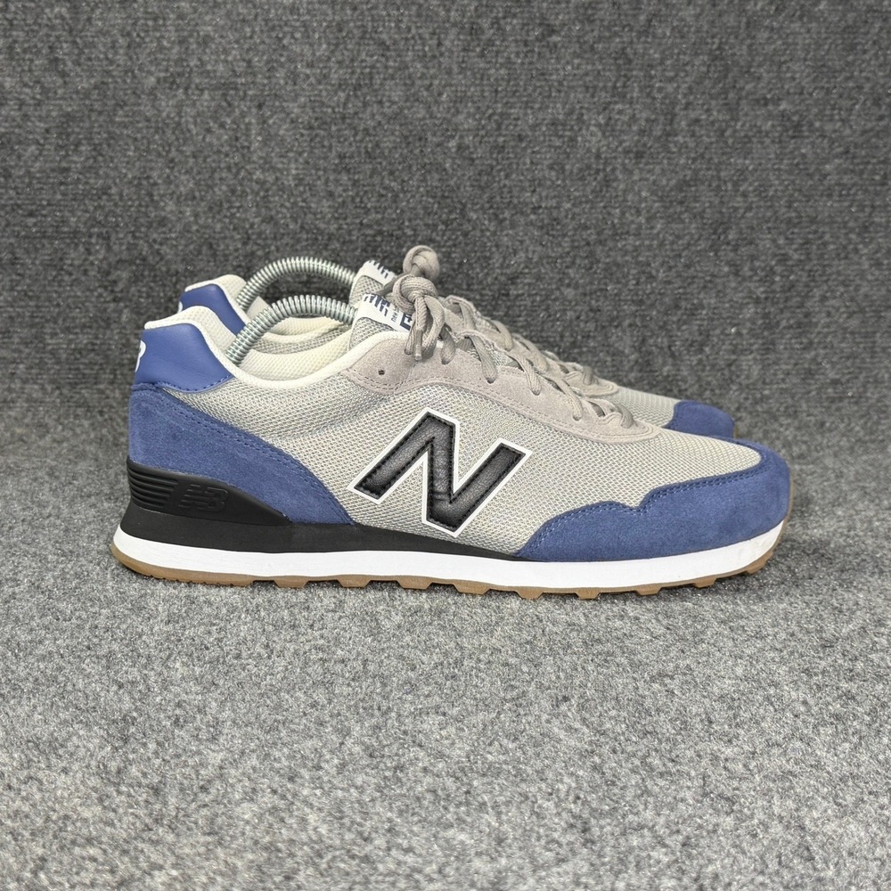 New Balance 515 V3 Athletic Shoes Men's 12 Grey Blue Black Retro Running Sneaker